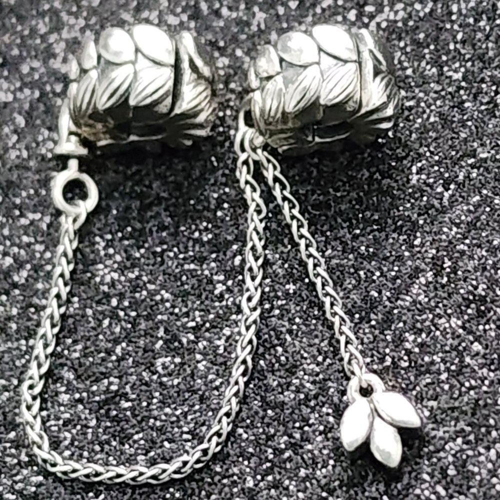 Wheat Grains Safety Chain Clip Charm